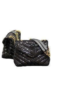 Czarna designerka torba moda na ramię luksusowa worek damski Pearl Flower Craft Clamshell Taszcz