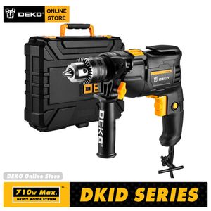 Electric Drill 220V DKIDZ Series Electric Skruvmejsel 2 Funktioner Electric Rotary Hammer Drilling Machine Power Tool 230210