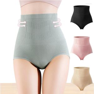 Women's Shapers Woman Body Shaper Slimming Panties Sexy Soft Underpanties High Waist Briefs Size M-XXL Plus Womens Drop