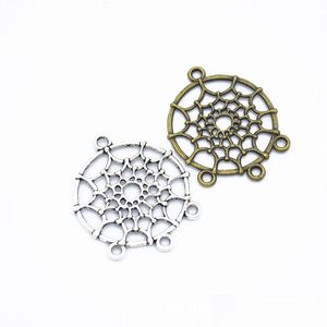 Charms Bk 200 ПК/лот Dream Catcher Leather Chendeler для ювелирных изделий для украшения ручной работы ручной работы 34x28 мм доставка 202 DHVDC