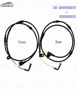 مستشعر ارتداء وسادة القرص الخلفي الأمامي SEM500070 SOE000025 لـ Land Rover Discovery 3 4 L319 20042022 BRAKE LINE REPLICATION9041282