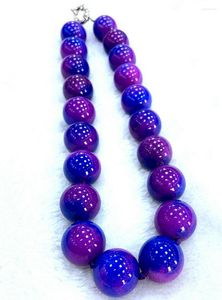 Chains 18" 22" 25" 28" Huge 20mm Natural Purple Sugilite Round Gemstone Beads Necklace