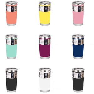 30 20 oz Mugs Tumbler Double Wall water vaso cooler termos Coffee Mug bottle Stainless Steel Flask Thermos Cup