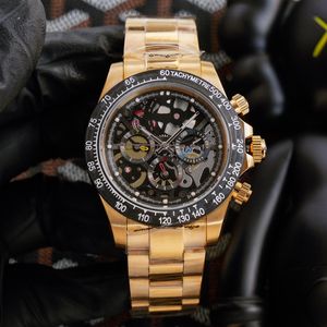 orologi da uomo Orologi con movimento meccanico automatico 43mm Orologi di design in pelle zaffiro Fashion Business montre De Luxe Gifts