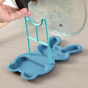 Ganci Rotaie Copertura per pentole Cremagliera Tavolo da cucina per uso domestico Pala Cucchiaio Portaoggetti non perforante Gadget Accessori