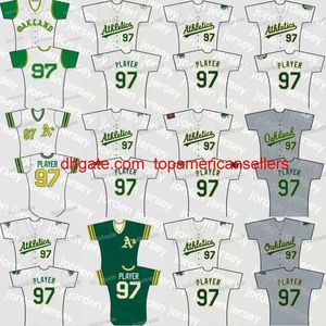 Anpassade basebolltröjor retro hemväg matt chapman marcus semien khris Davis Stephen Ramon Laureano Jurickson ProFar Frankie Mo