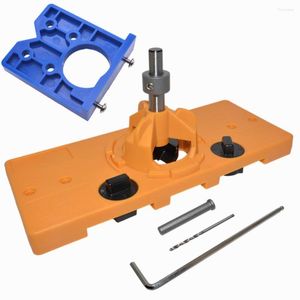 Professional Hand Tool Sets 35mm DIY Locator Wood Mounting Hinge Drilling Jig Guide Door Hole Saw Opener Adjust Cutter Kit Set