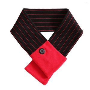 Bandanas Kış Sıcak Isıtmalı Eşarp Kayak Yürüyüşü Akıllı USB Isıtma Neckerchief Peluş Kararalar