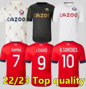 22-23 Losc Lille Fjärde bort fotbollströjor Yazici Fonte Burak Andre Gomes Football Shirts 22 23 Jikone R.Sanches T.Weah L.araujo