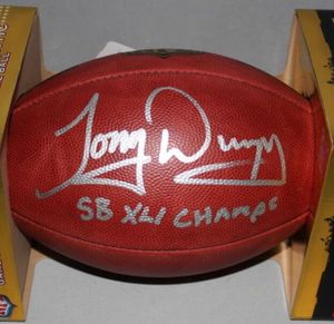 Tony Dungy Butkus White Reid Tittle Watt Edelman Strahan Marino Polamalu autografado assinado assinado Signatureer Autograph Autograph Collectable Football Ball