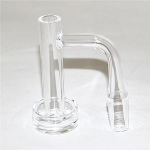 Narghilè Bordi smussati Torre di controllo Terp Slurper Quarzo Banger con colonna di quarzo Vetro Marmo Carb Caps 14mm per Dab Rigs Tubi d'acqua