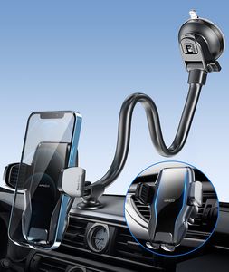 Автомобильный держатель для телефона на лобовом стекле, крепление на приборную панель / присоску / окно, 13 дюймов для приборной панели автомобиля с суперлипкой гелевой подушкой, держатель для мобильного телефона для грузовика