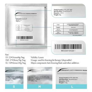 Accessories & Parts Cool Cryolipolysis Antifreeze Membrane Pads Price Crio Lipolysis Antifreeze For Fat Freezing Machines
