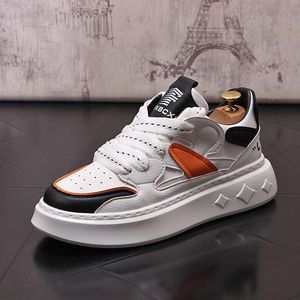 2023 Mens Casual Shoes Trost Shoune Color Satching Roafers усиливают обувь мужские квартиры Comfor Tinternet Celebrity Shoes