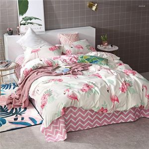 Постилочные наборы 40geometric 4pcs Cover Cover Set Cartoon Cevet Common's Sheets и наволочки Comforter 2TJ-61002