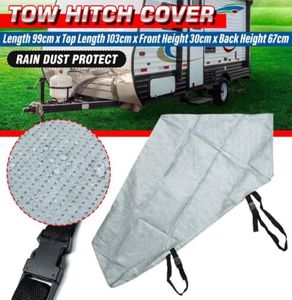 Parts Universal Hitch Cover Caravan Trailer Towing COUPLING LOCK FÖR RV MOTORHOME RAIN DASPOSTICT Protector Waterproof9282850
