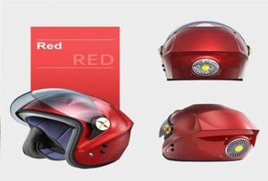 Мотоциклетные шлемы Удобная солнечная энергия Smart Bluetooth 50 Летний вентилятор охлаждения Велосипедный шлем Встроенная аккумуляторная батарея2349381