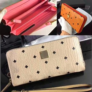 Classic Men's and women's Korean fashion printed long wallet large capacity credit card wallet 8002275J