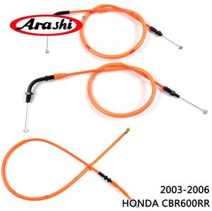 Араши мотоциклевые кабели дроссельной заслонки Кабели замена проволочных линий для Honda CBR600RR 2003 2004 2005 2006 CBR 600 RR8540249