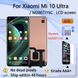 Sostituzione LCD per Xiaomi Mi 10 Assemblaggio del digitalizzatore touchscreen del display ultrated per modello M2007J1SC