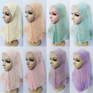 Abbigliamento etnico Donne musulmane estive Cappello Amira istantaneo Foulard hijab sottile islamico Scialli arabi Turbante Copricapo