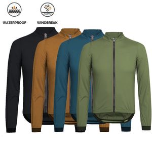 Camicie da ciclismo Top Spexcell Rsantce Uomo Maglie Antivento Impermeabile Leggero Giacca da ciclismo a maniche lunghe Abbigliamento da bicicletta Bike Mtb Jersey 230213