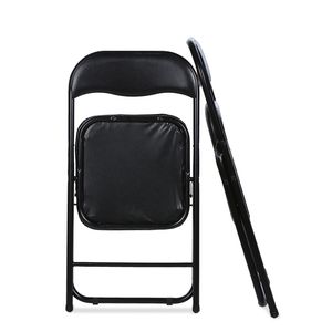 Folding chair Patio Benches Household plastic dining chairs Outdoor portable activities Meeting Training staff back computer seating stool