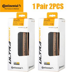 s 1 Pair Continental Bicycle 700x28C Ultra Sport III Black Brown Pure Grip 3 Road Tire Folding Tyre Bike Accessories 0213