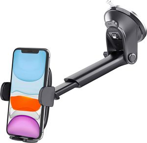 Apps2car всасывающая чашка -держатель автомобильного телефона, приборная панель/держатель для телефона на панель стекла/оконного телефона для автомобиля с ультрапленкой гелевой прокладкой, совместимой с iPhone, Samsung, All Commlephone
