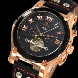 Orologi da polso di alta qualità Tourbillon Men Watches Top Waterproof Automatic Mechanical Wrist Relogio Masculino