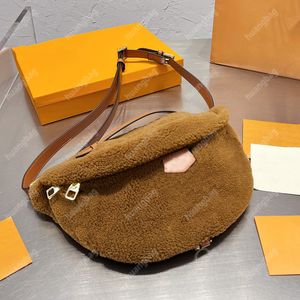 Top Designer Waist Bag Men Women Fanny Packs 6 Colors Crossbody Casual Cross Body Fluffy Shoulder Bags Chest Pack Pillow Handbags High-quality Wallet Travel Purse