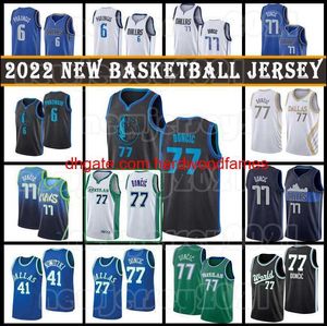 77 Doncic Dirk 41 Nowitzki Luka Basketball Devin 1 Booker Deandre 22 Ayton Chris 3 Paul 2022 Men City white Black Jerseys