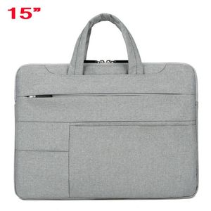 Briefcases 13"14"15" Laptop Bag Unisex Solid Color Durable High Quality Portable Tote For Notebook Computer