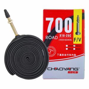 Tires Durable Standard Inner Tube French Valve Bicycle Tire Cycle Butyl Rubber 700C 18C 23C 25C 32C FV 80L/60L/48L/33L Road Bike Tyre 0213
