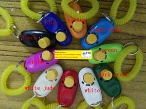 Clicker all'ingrosso per cani, gatti, cavalli, uccelli, click, obbedienza, clicker, addestramento con cinturino