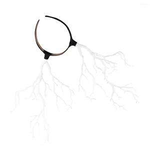 Orecchini a cerchio Fascia Corno di cervo Ramo Antlers Albero Cosplay Halloween Corno Alce Natale Fata Capelli Corna Copricapo Costume Orecchie