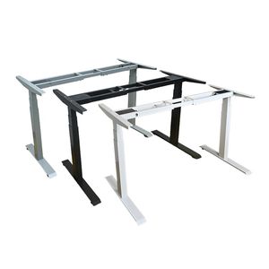 Electric Desk Lifting BracketHeight Adjustable Standing Three-Section Desk Metal Double Motor Lift Desk For Computer Office Desk