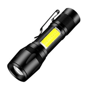 Mini-Taschenlampe, wiederaufladbar, LED-Taschenlampe, tragbar, USB-Aufladung, Hochleistungs-Taschenlampe, für Camping, wasserdicht, große Reichweite