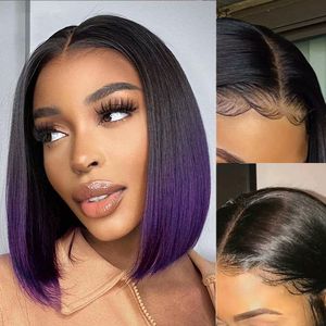 Lace s Beaudiva Straight Bob Brazilian Human Hair 100 Virgin 150 Density None Front 10 Inch 230214