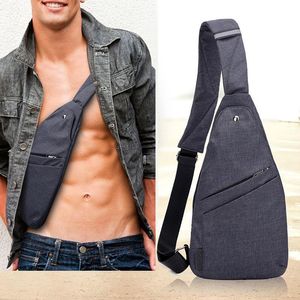 Waist Bags Brand Anti-theft Chest Bag Male Thin Pack Holster Men Sling Personal Pocket Pauch Purse Man Cross Body Strap Hand