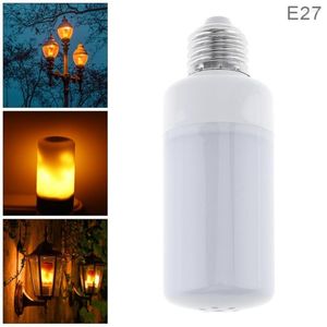 7.5W 85-265V 99 LED E27 Torch Lamp With Flame Effect And 3 Working Modes For Holiday / Garden Bar