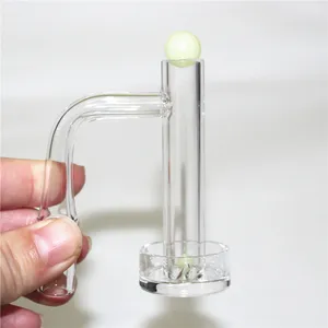 Banger al quarzo Terp Slurper piatto con due stili di marmo di vetro rubino perla pillola 2mm 14mmOD Slurpers chiodi per bong Dab Rig