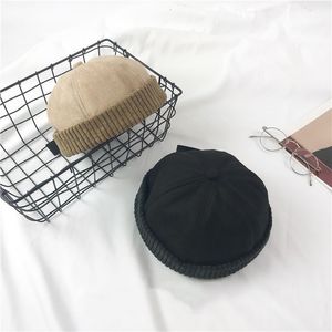 Beanieskull Caps Men's and Women's Street Hiphop Hats Autumn Winter Suede Personality Beret