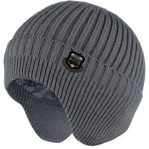 Berretti Lana lavorata a maglia Cappello da trapper caldo inverno Donna Uomo cappelli Bomber russo Pelliccia finta Tappi paraorecchie casuali per osso da donna 230214