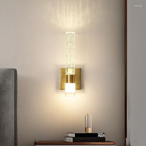 Wall Lamps Vintage Marble Frosting Rustic Home Decor Korean Room Swing Arm Light Indoor Lights Industrial Plumbing