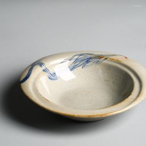Skålar japanska keramiska ramen skål personlig kommersiell kreativ soppa el bordsartiklar stor sallad handmålad cn (ursprung)