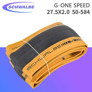 S Schwalbe 27.5x2.0 Bike G-One Speed ​​650b 50-584 Bicicleta sem câmara de bicicleta dobrável pneu SpeedGrip Ciclismo Parte 0213