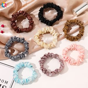 New Arrival Women's Ribbon Hair Scrunchies Hair Tie Accessories Lady's Ponytail Holder Hairs Rubber Bands Accessories 1616