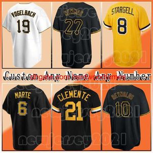 27 Kevin Newman Baseball 18 Ben Gamel Jersey 21 Roberto Clemente Willie Stargell Starling Marte Roberto Perez Bryan Reynolds Hayes Cruz Brubaker