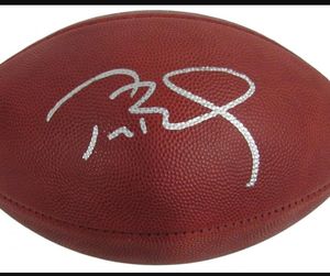 brady Newton Gronkowski Sanders Fields Emmitt KUPP Stafford Aikman Dédicacé Signé signé signaturer auto Autographe Ballon de football à collectionner